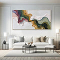 HOLMAN ART Terra Flow – Textured Abstract Earth Tone Panoramic Painting - image 2
