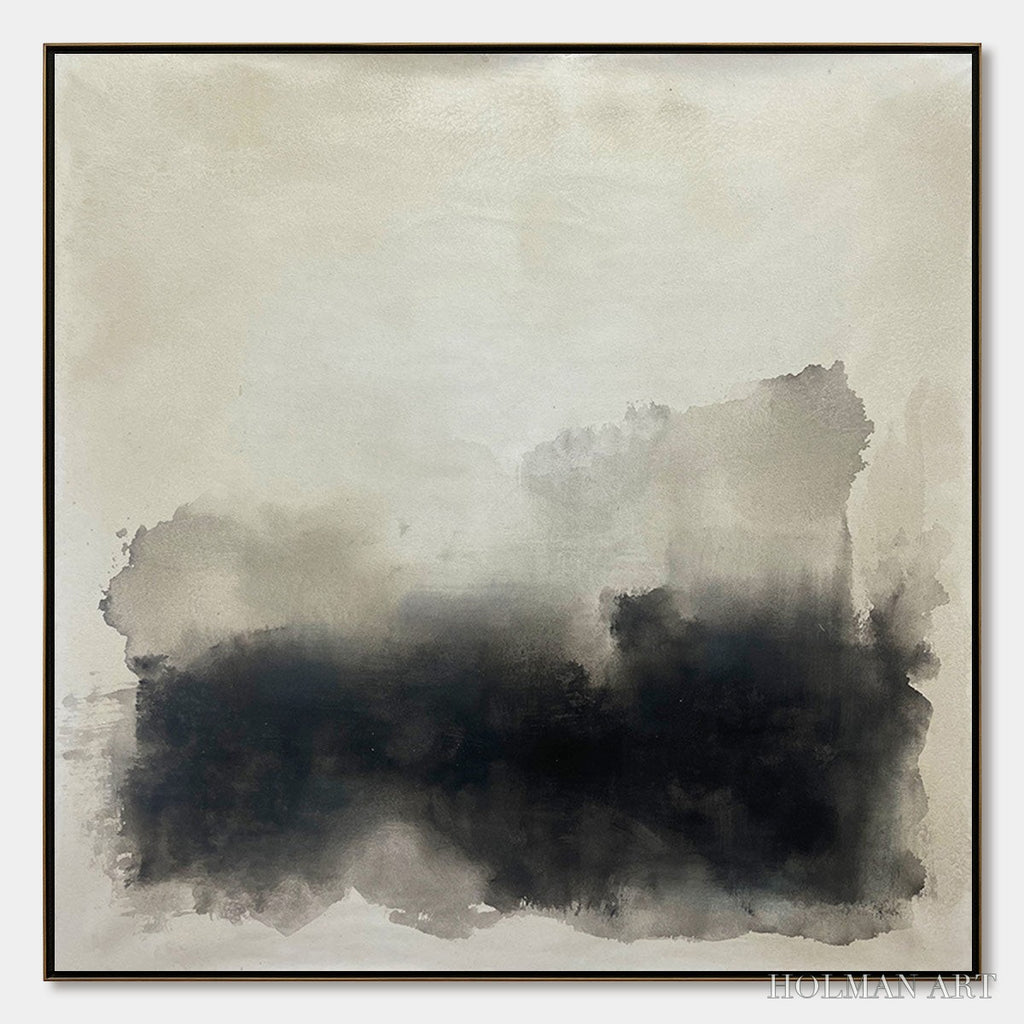 HOLMAN ART Ready to Ship | Dusk Shadows – Abstract Minimalist Neutral Tone - image 1