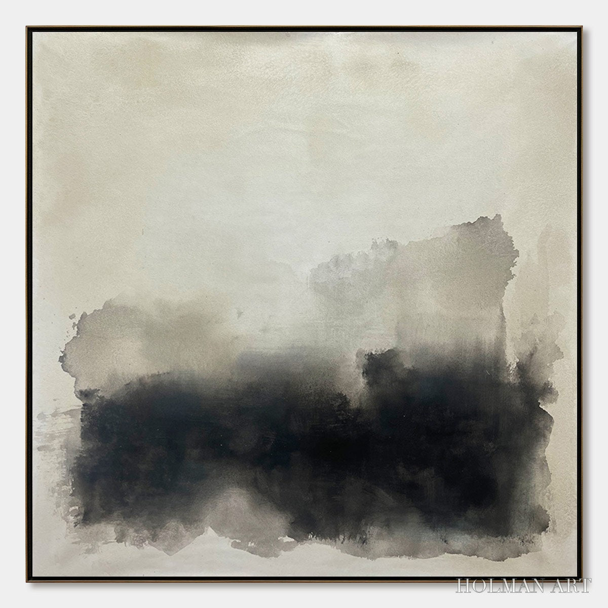 HOLMAN ART Ready to Ship | Dusk Shadows – Abstract Minimalist Neutral Tone - image 1