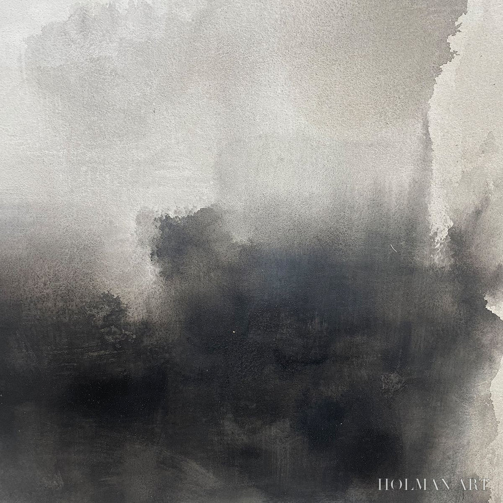 HOLMAN ART Ready to Ship | Dusk Shadows – Abstract Minimalist Neutral Tone - image 3