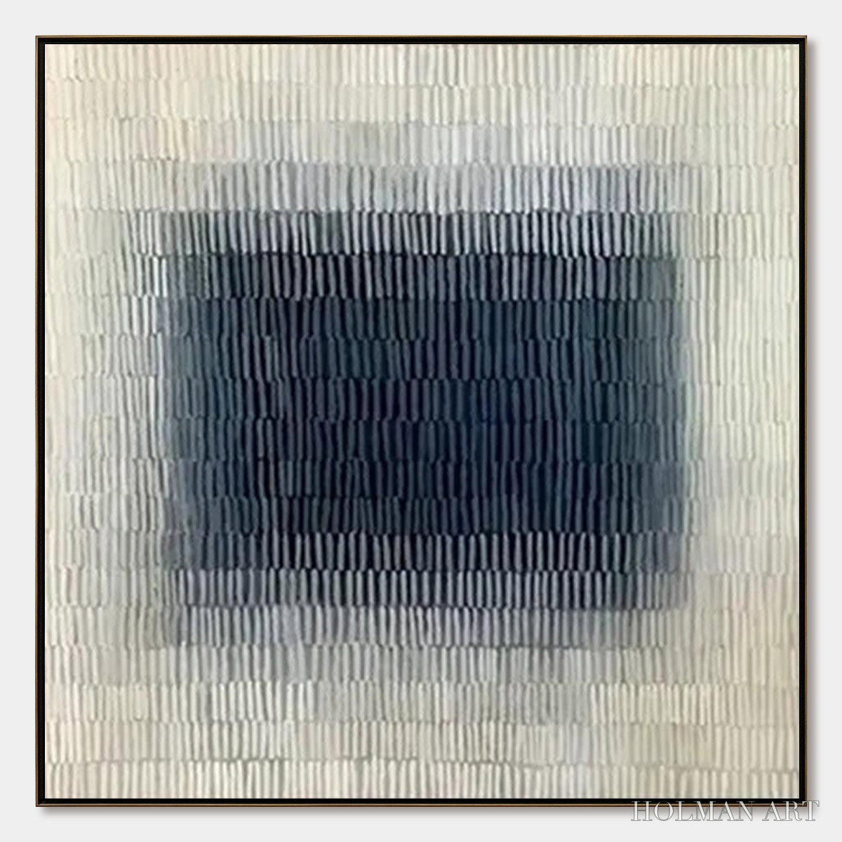 HOLMAN ART Textured Depths – Minimalist Textured Abstract Painting - image 1
