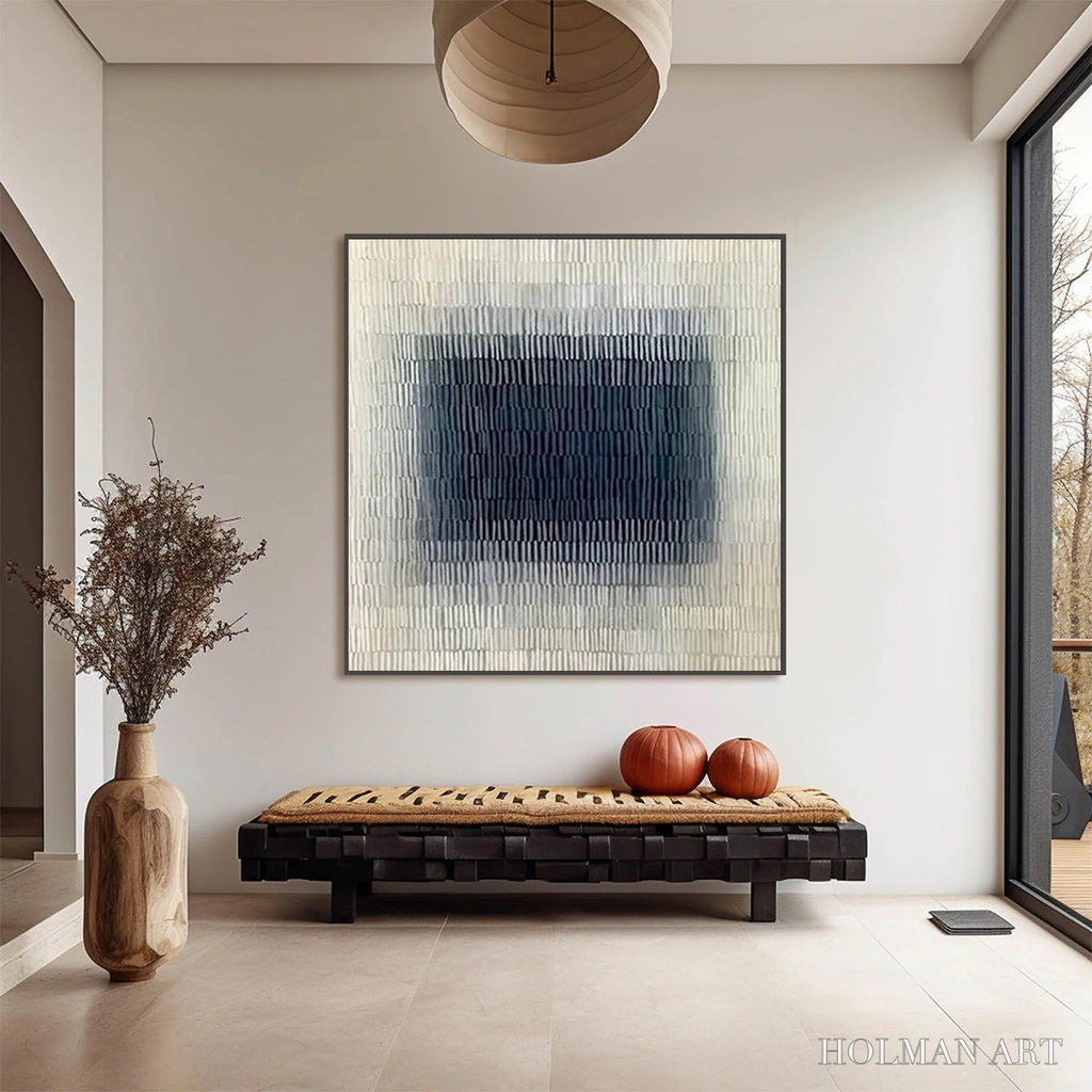 HOLMAN ART Textured Depths – Minimalist Textured Abstract Painting - image 2