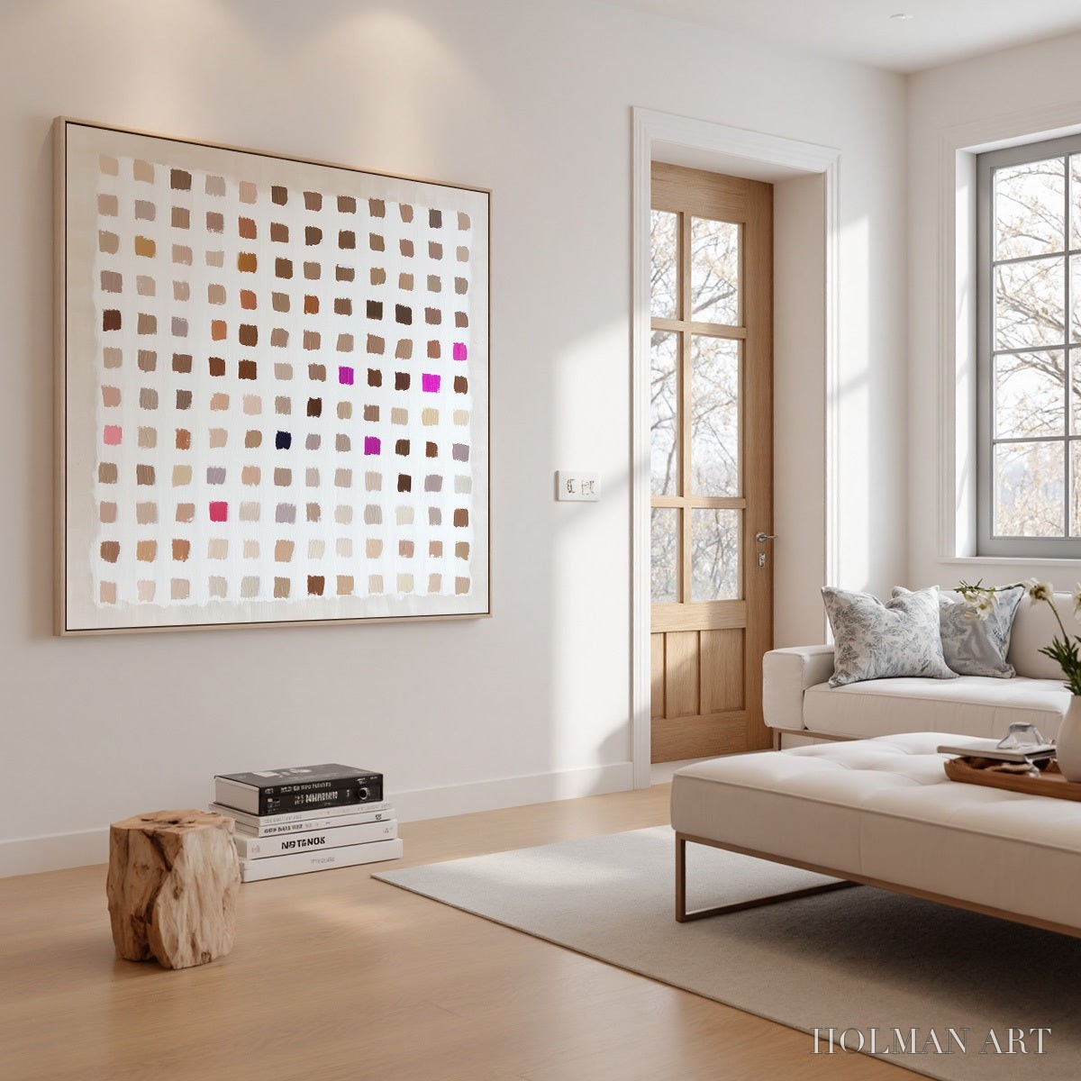 HOLMAN ART Nuance – Minimalist Abstract Color Block Oil Painting - image 3