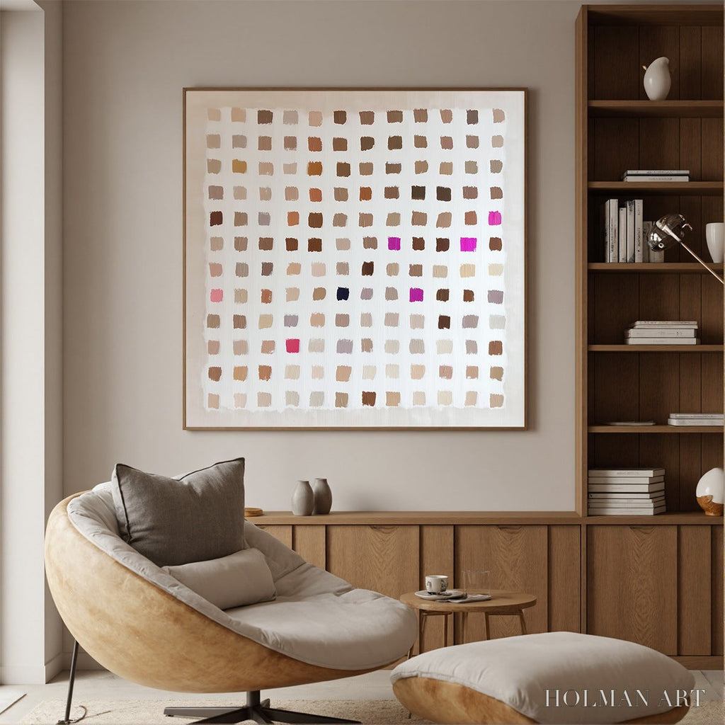 HOLMAN ART Nuance – Minimalist Abstract Color Block Oil Painting - image 4