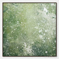 HOLMAN ART Emerald Dust – Textured Abstract Green Oil Painting - image 1