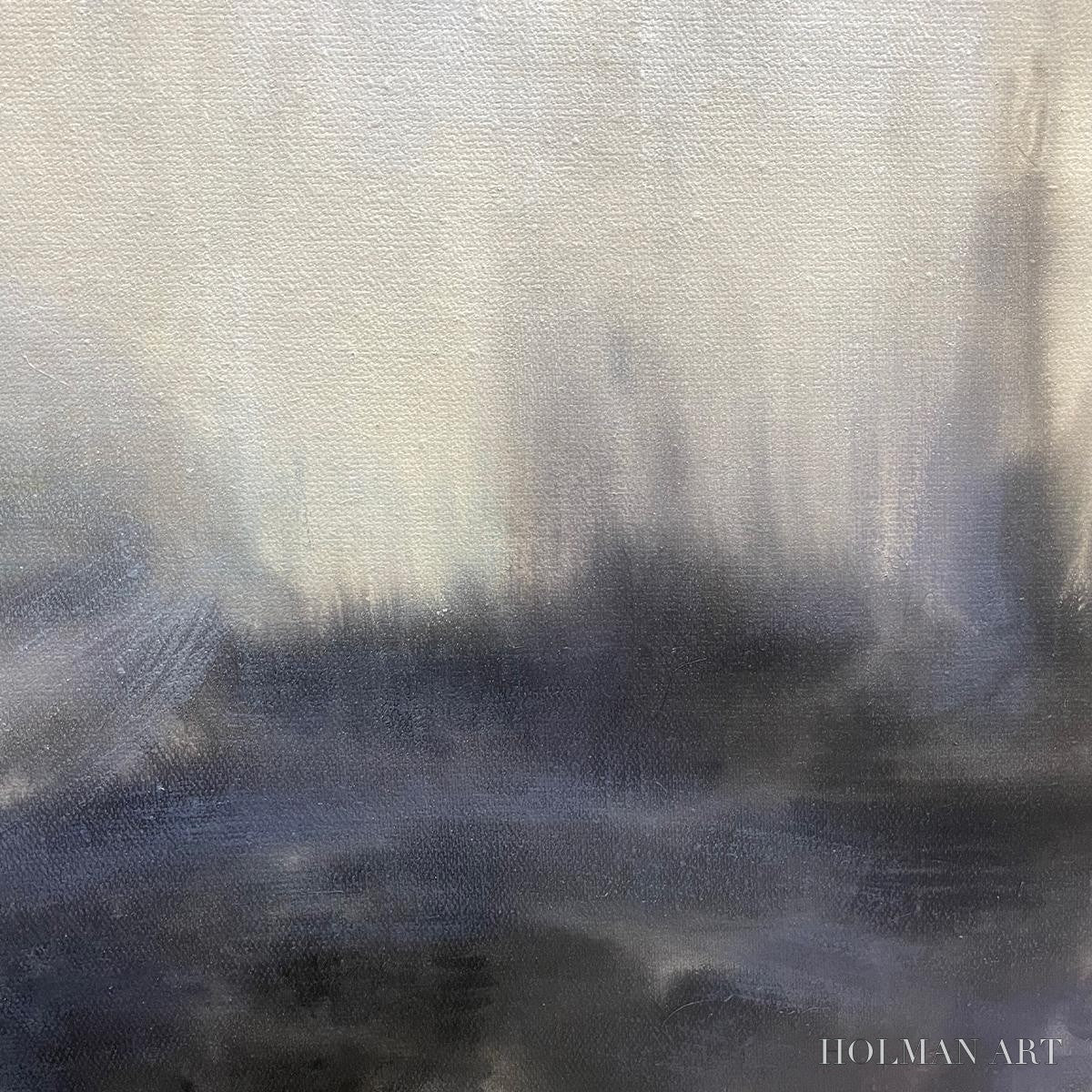 HOLMAN ART Dusk Shadows – Abstract Minimalist Neutral Tone Oil Painting - image 6