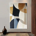 HOLMAN ART Geometric Balance – Abstract Minimalist Geometric Oil Painting - image 2