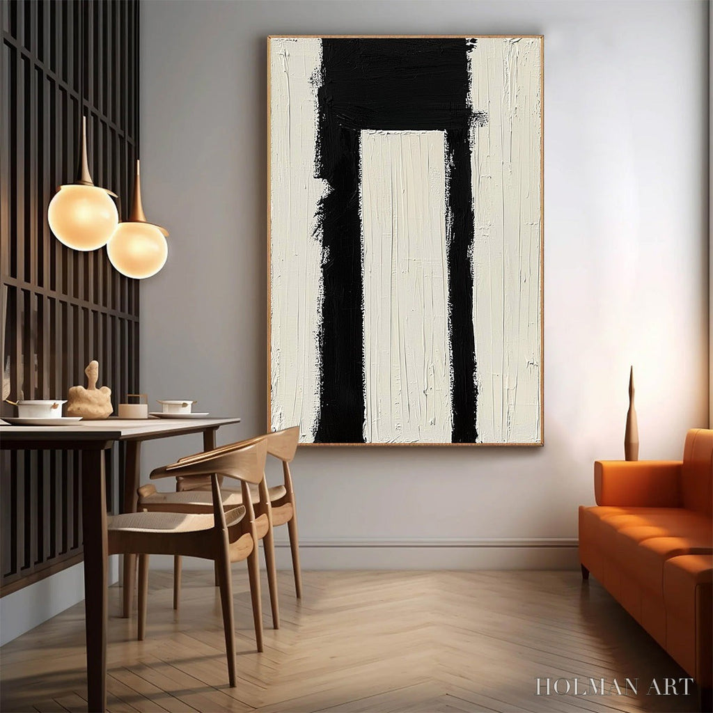 HOLMAN ART Gateway – Textured Minimalist Abstract Oil Painting - image 2