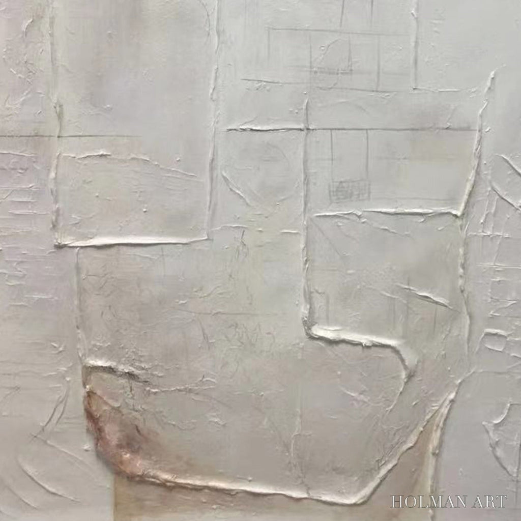HOLMAN ART Deconstructed Plans – Textured Minimalist Architectural Abstract Painting - image 6