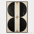 HOLMAN ART Symmetry – Minimalist Geometric Abstract Oil Painting - image 1