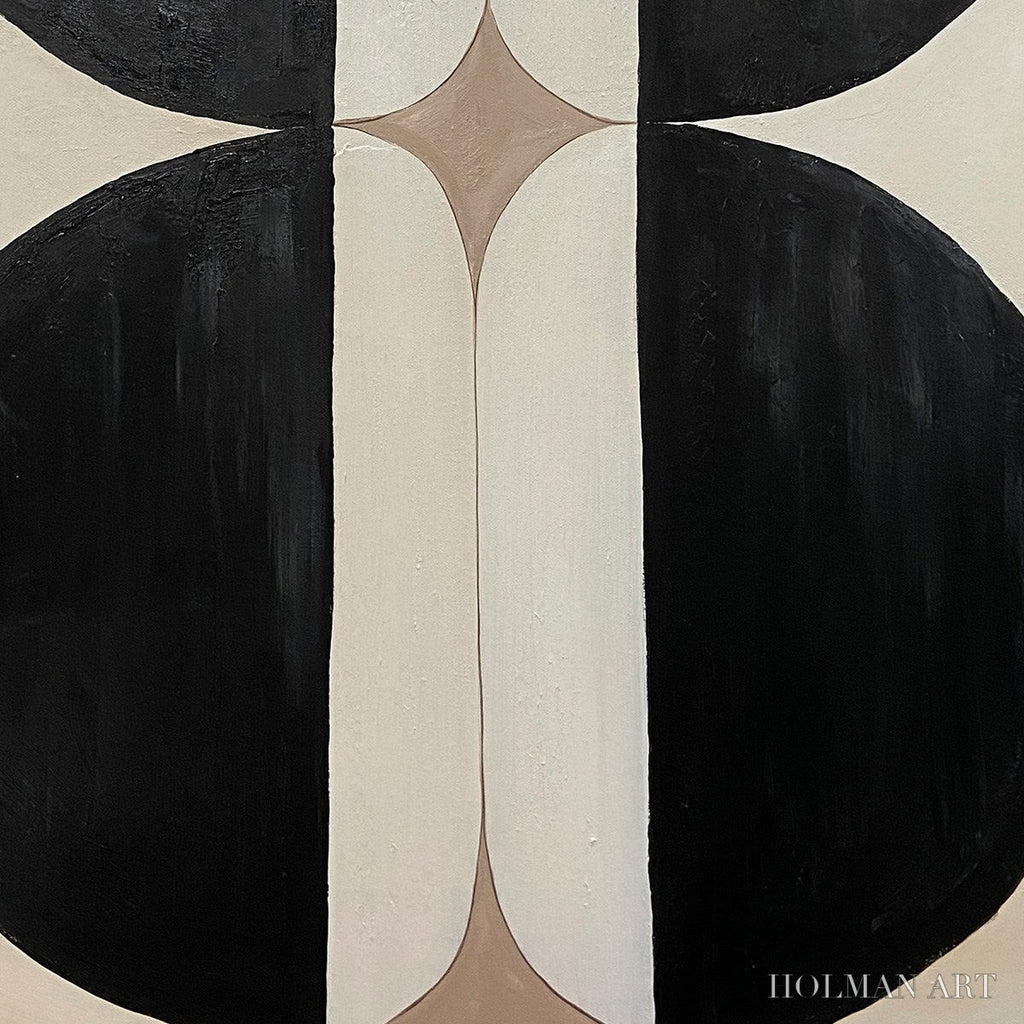 HOLMAN ART Symmetry – Minimalist Geometric Abstract Oil Painting - image 3