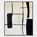 HOLMAN ART Intersection – Textured Minimalist Abstract Oil Painting - image 1