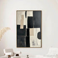 HOLMAN ART Contrast – Abstract Geometric Oil Painting - image 2