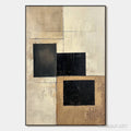 HOLMAN ART Structured Balance – Minimalist Abstract Oil Painting - image 1