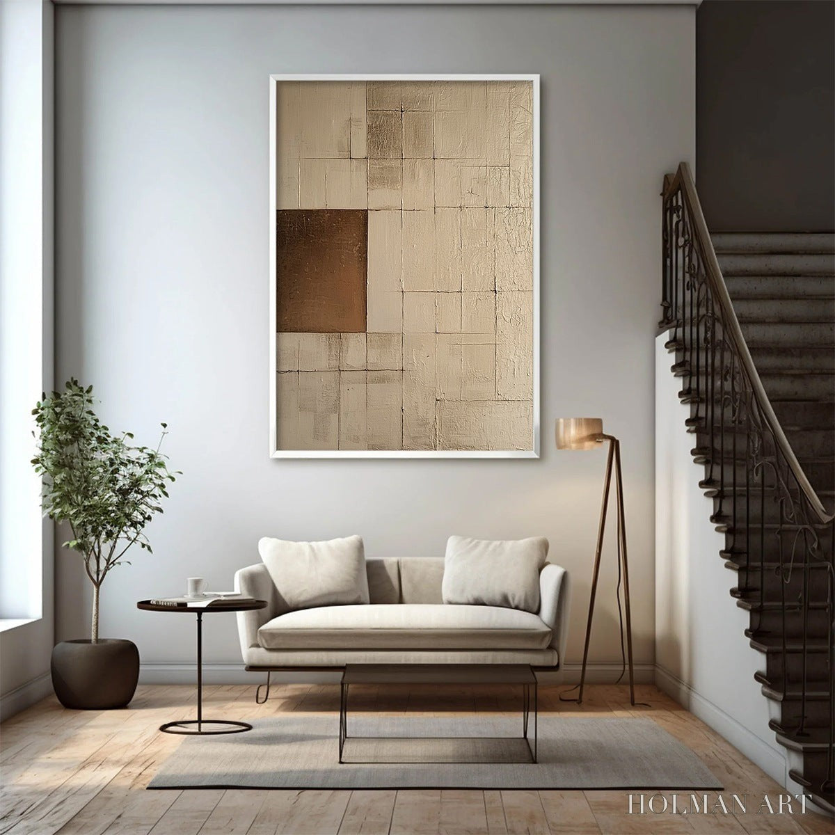 HOLMAN ART Balance – Minimalist Abstract Oil Painting - image 5