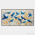 HOLMAN ART Azure Flight – Blue Birds Painting Minimalist Nature - image 1