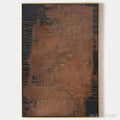 HOLMAN ART Rustic Texture – Textured Abstract Painting in Brown - image 1