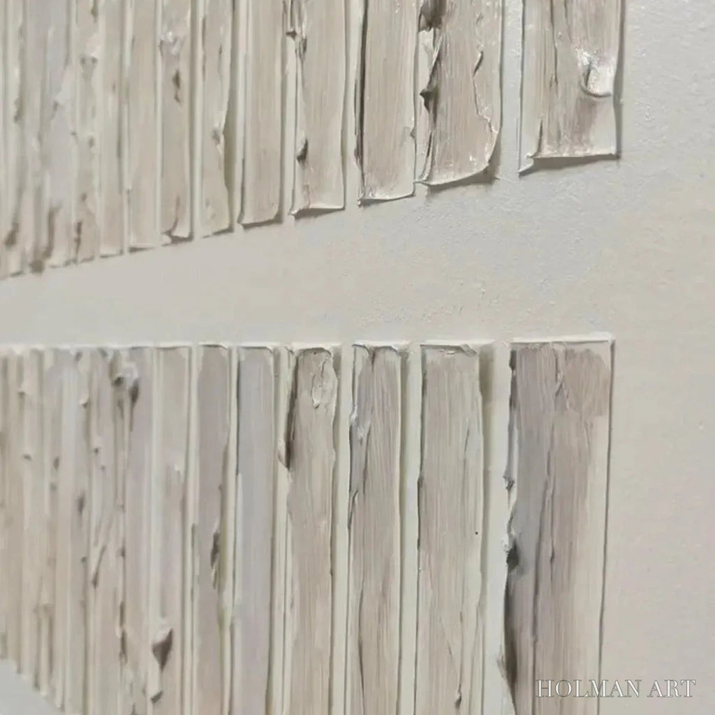HOLMAN ART Textured Beige – Minimalist Textured Painting - image 6