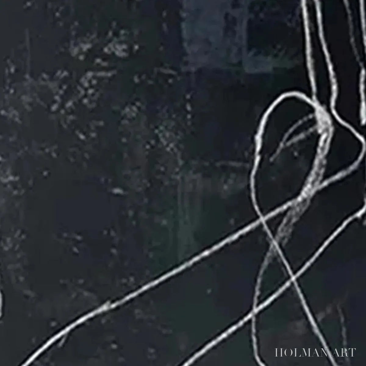 HOLMAN ART Minimalist Abstract Duo – Set of 2 Abstract Paintings in Black and White - image 3