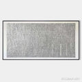 HOLMAN ART Woven Texture – Minimalist Textured Painting in Grey and White - image 1
