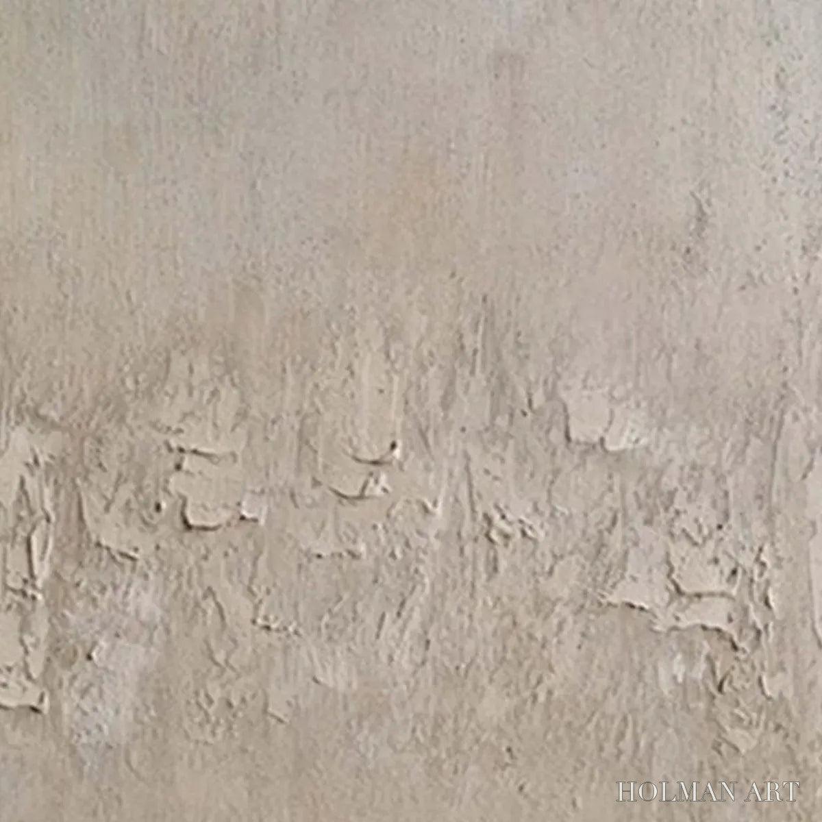 HOLMAN ART Textured Beige Abstract – Minimalist Textured Painting, Square - image 3