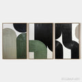 HOLMAN ART Arches Triptych – Minimalist Textured Abstract Painting Set of 3 - image 1
