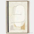 HOLMAN ART Minimalist Abstract – Neutral Abstract Painting, Square - image 1