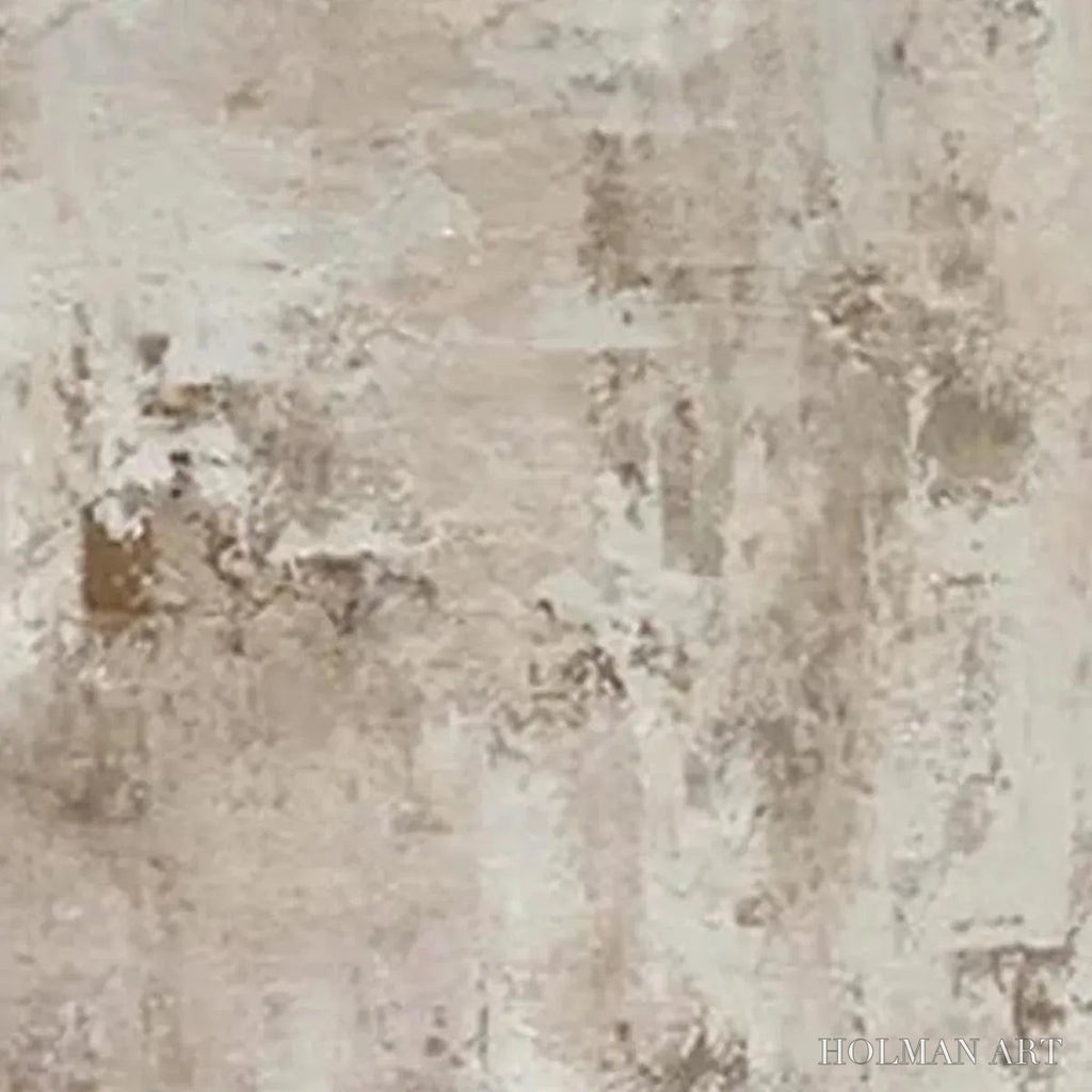 HOLMAN ART Textured Beige Abstract – Minimalist Textured Painting - image 6