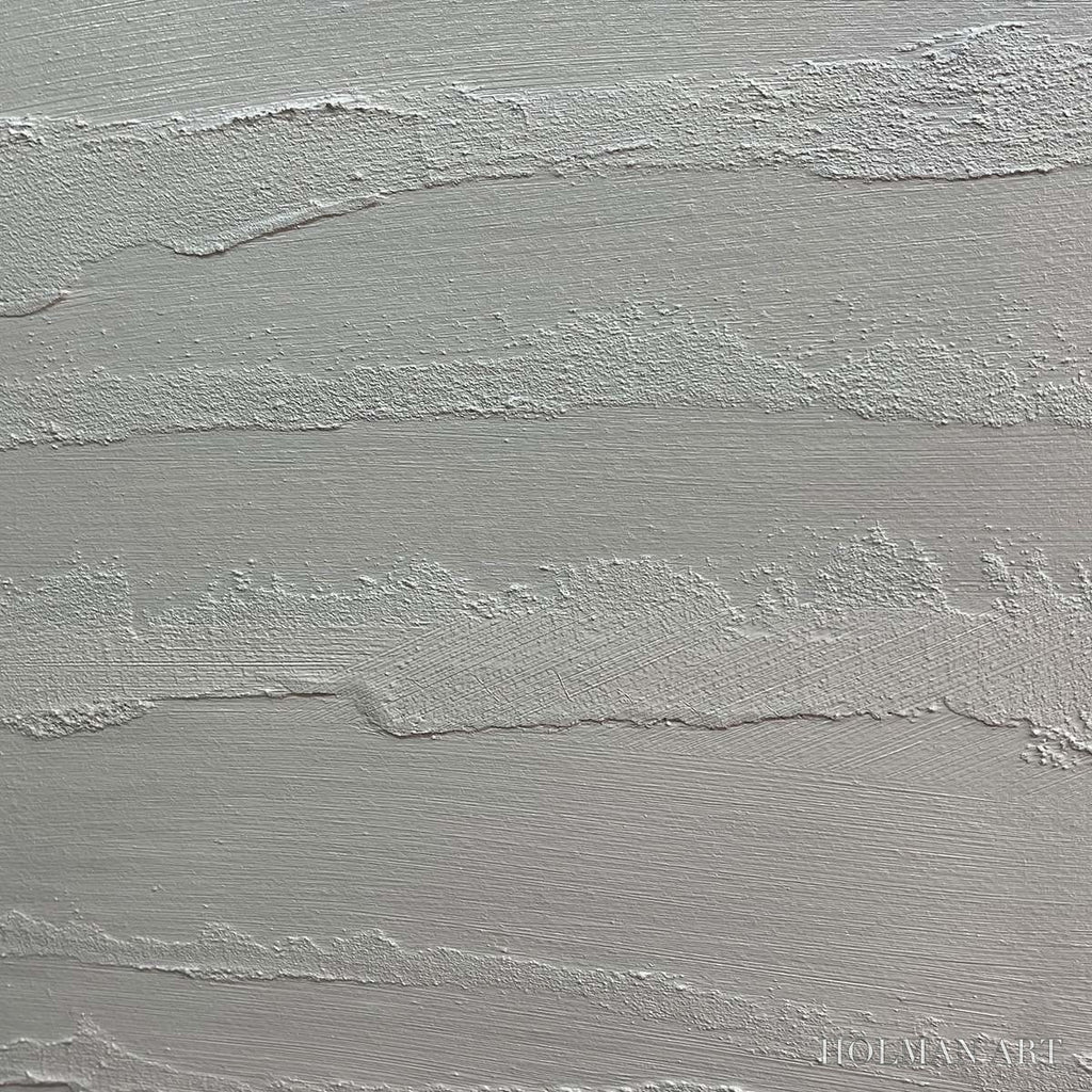 HOLMAN ART Textured Beige Lines – Minimalist Textured Painting - image 3