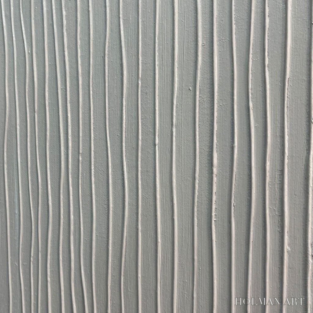 HOLMAN ART Textured Beige Lines – Minimalist Textured Painting - image 5