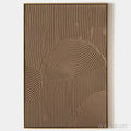 HOLMAN ART Brown Textured Arch – Textured Abstract Painting in Brown - image 1