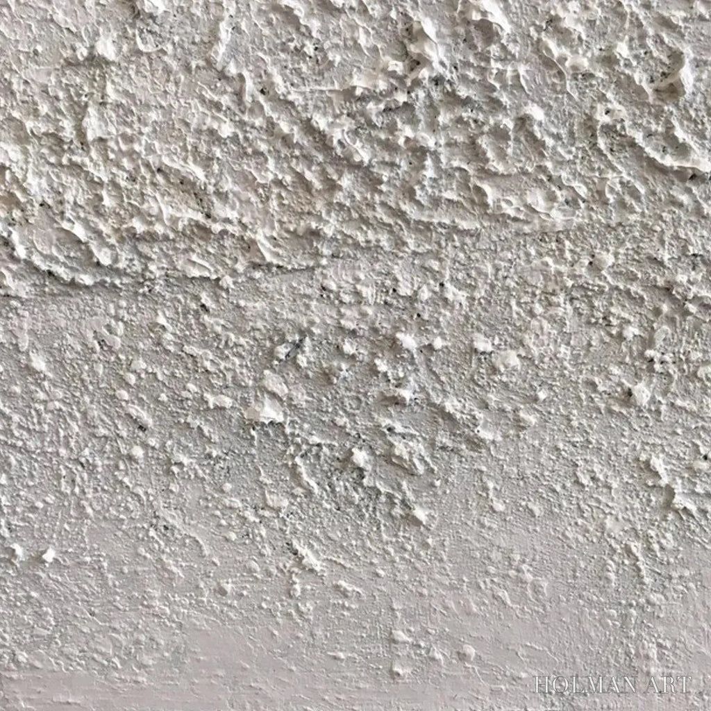 HOLMAN ART Textured Whispers – Textured Minimalist Abstract Painting in White - image 5