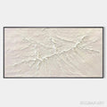 HOLMAN ART White Sands – Textured Minimalist Abstract Painting in White - image 1