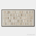 HOLMAN ART White Current – White Horizontal Texture - image 1