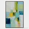 HOLMAN ART Coastal Mosaic – Textured Abstract Color Block Painting - image 1