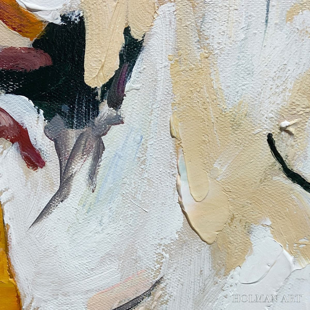 HOLMAN ART Autumn Whispers – Textured Abstract Impasto Oil Painting - image 6