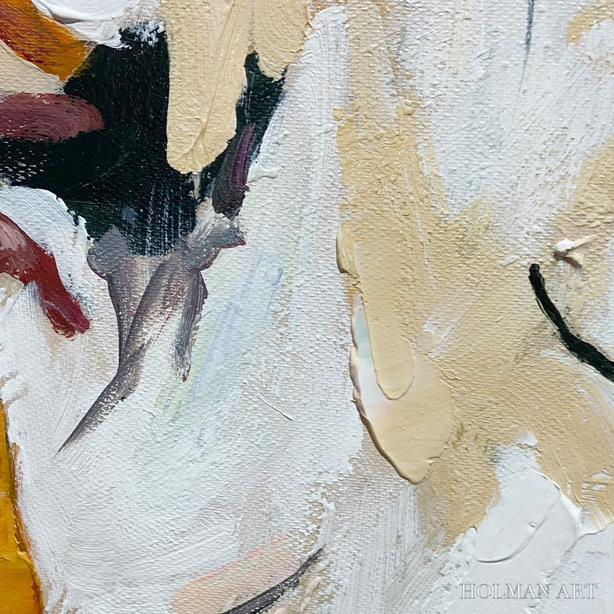 HOLMAN ART Autumn Whispers – Textured Abstract Impasto Oil Painting - image 6