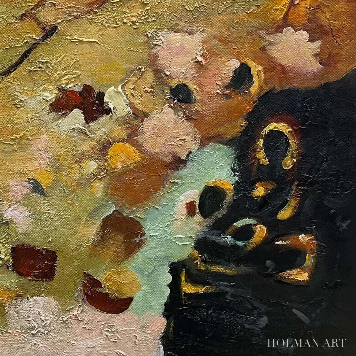 HOLMAN ART Earth Tones – Abstract Organic Textured Oil Painting - image 3