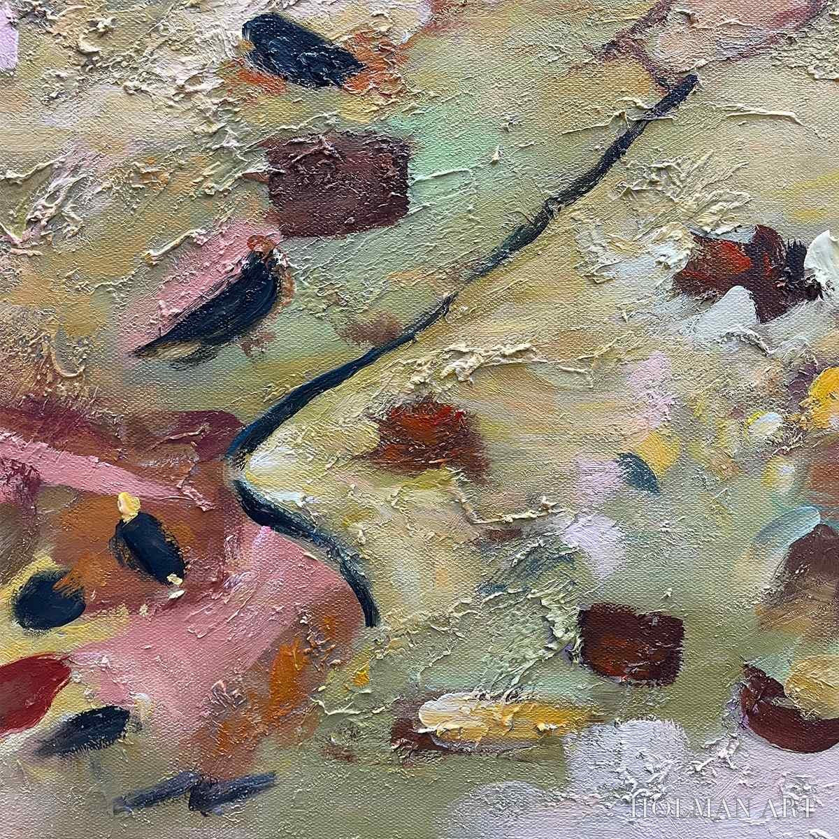 HOLMAN ART Earth Tones – Abstract Organic Textured Oil Painting - image 6