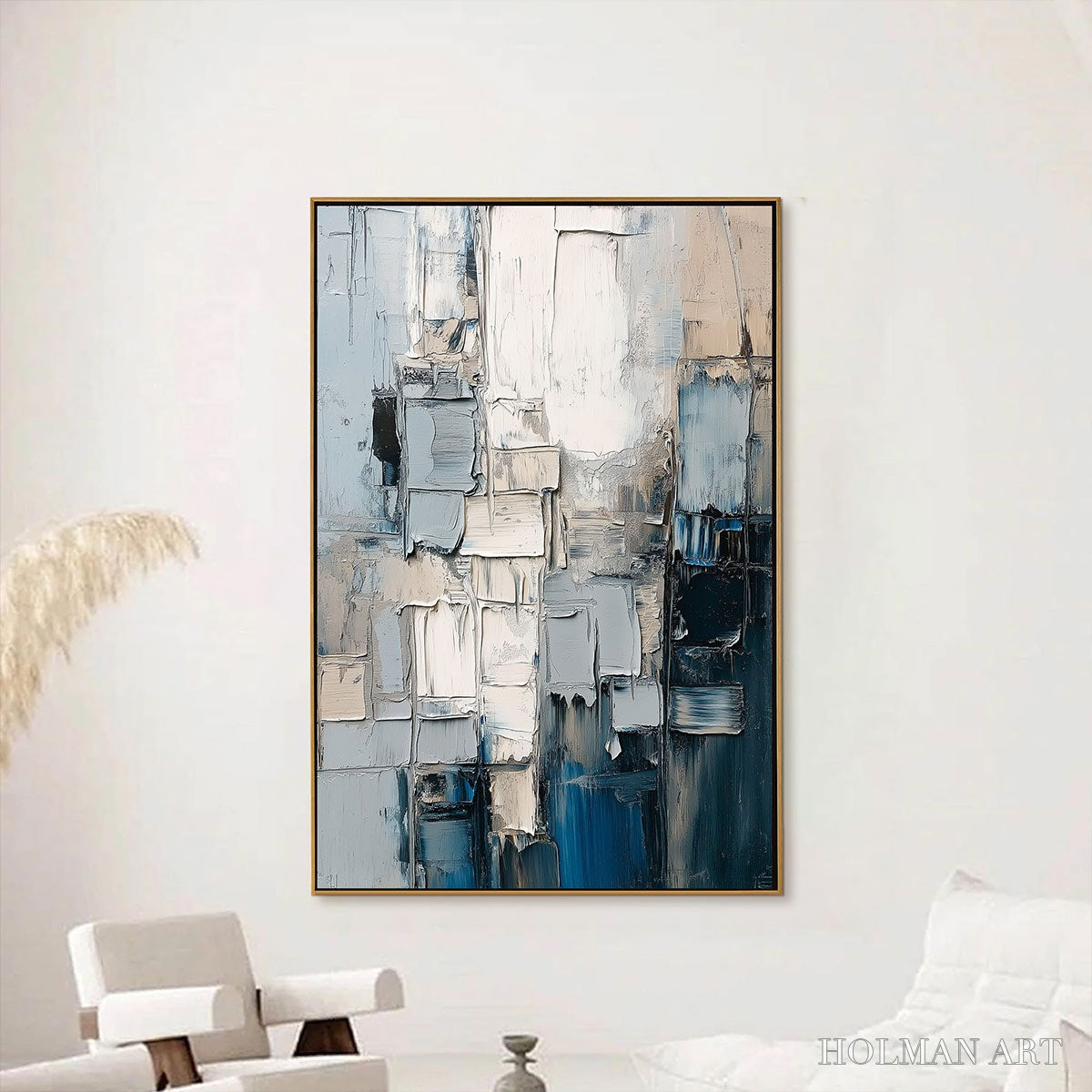 HOLMAN ART Stratum – Heavily Textured Abstract Impasto Oil Painting - image 2