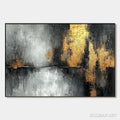HOLMAN ART Golden Embrace – Textured Abstract Oil Painting - image 1