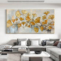 HOLMAN ART Golden Ginkgo – Textured Gold Leaf Oil Painting on Canvas - image 2