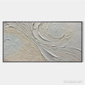 HOLMAN ART Whispers of the Wind – Panoramic Textured Abstract Painting in Neutral Tones, Modern , Beige and Grey - image 1