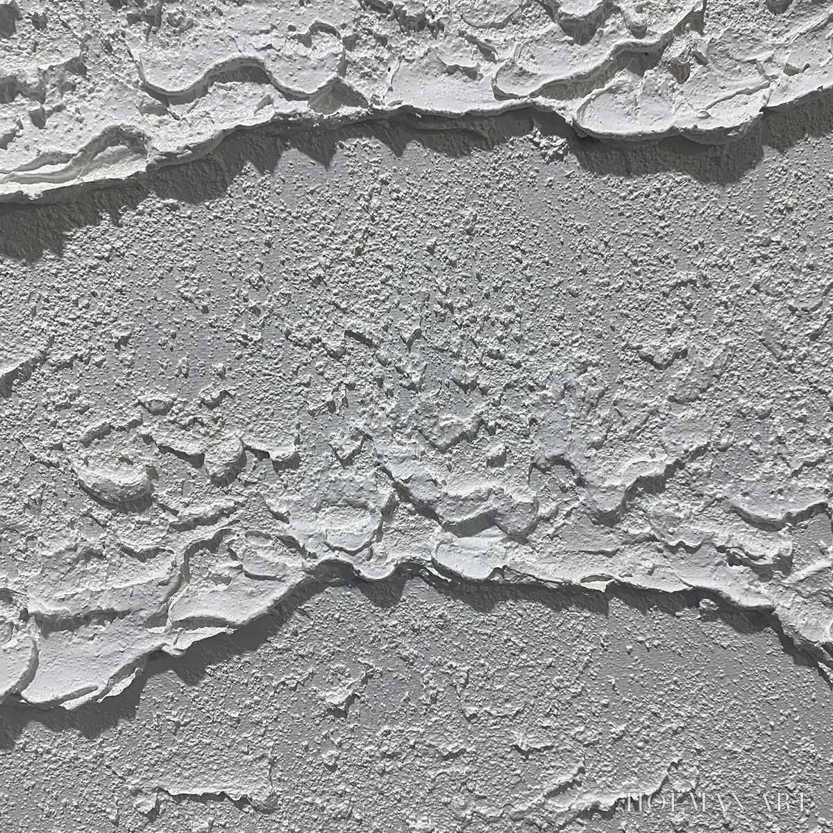 HOLMAN ART White Textured Waves Diptych – Textured Abstract Painting Set of 2, Vertical - image 6