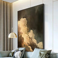 HOLMAN ART Evening Clouds – Textured Cloudscape Painting, Vertical - image 2