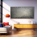 HOLMAN ART Silver Swirl – Textured Abstract Painting in Grey and White - image 2