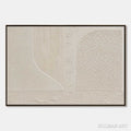 HOLMAN ART Silent Composition – Large Textured Minimalist Wabi Sabi - image 1