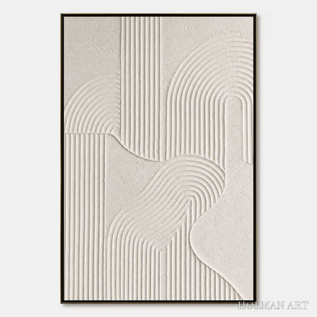 HOLMAN ART Zenith – Textured Wabi Sabi Minimalist Abstract Painting - image 1