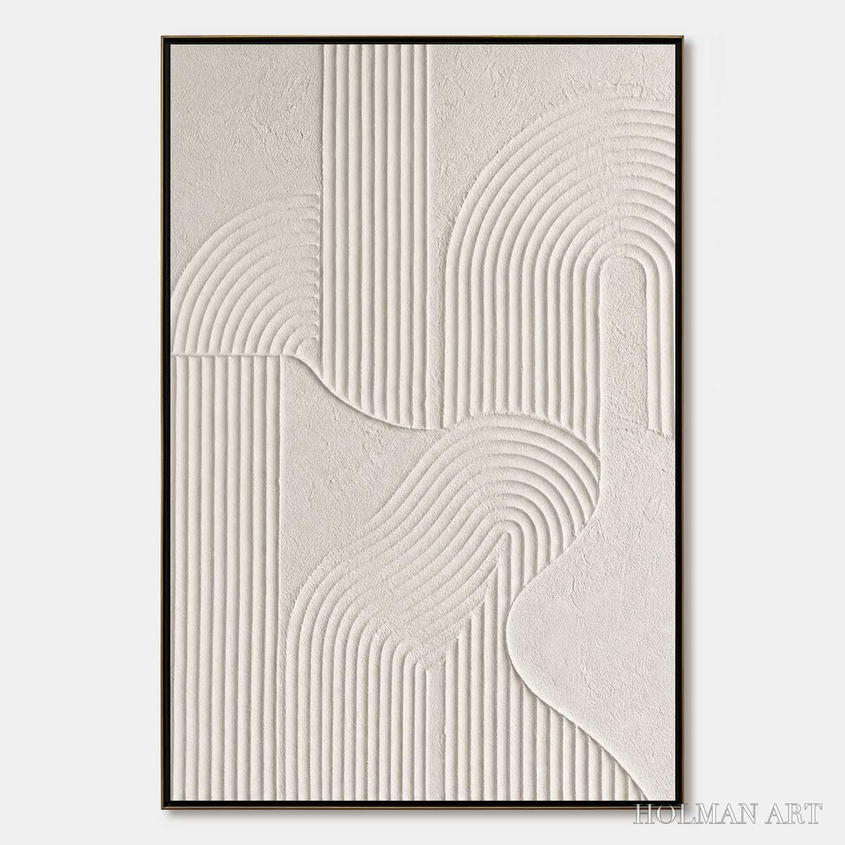 HOLMAN ART Zenith – Textured Wabi Sabi Minimalist Abstract Painting - image 1