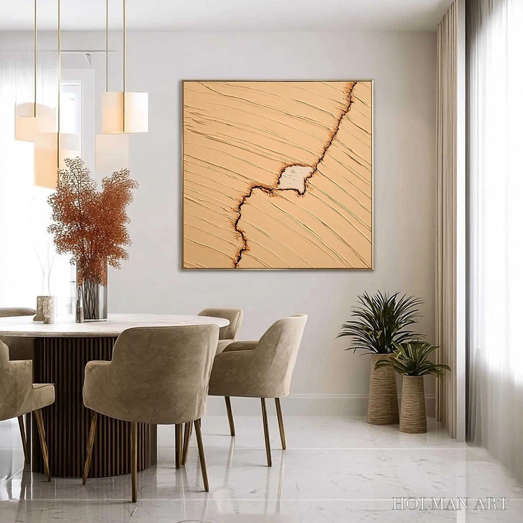 HOLMAN ART Kintsugi – Textured Wabi-Sabi Impasto Abstract Painting - image 4